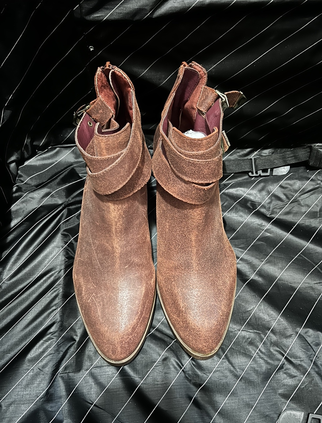 Brand New-Seychelles Brown Suede Ankle Boots-Size 8