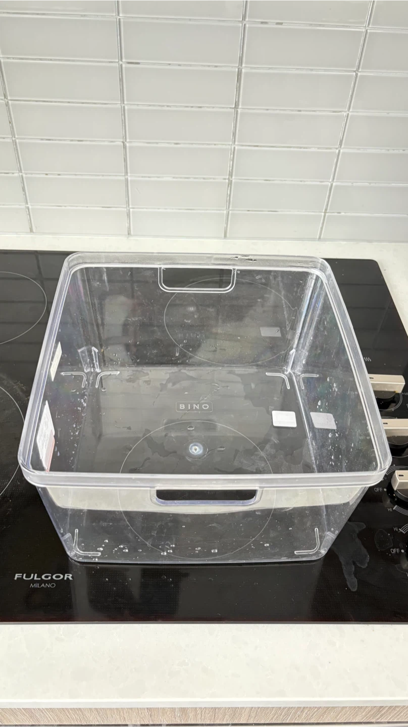 BINO Storage Bin - Clear - 10x10x6.1 inches - photo 4