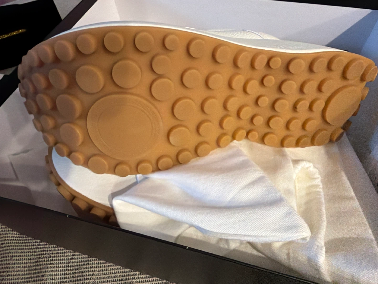 Versace Bianco Vitello/Gomma Sneakers, Size 40 - photo 2