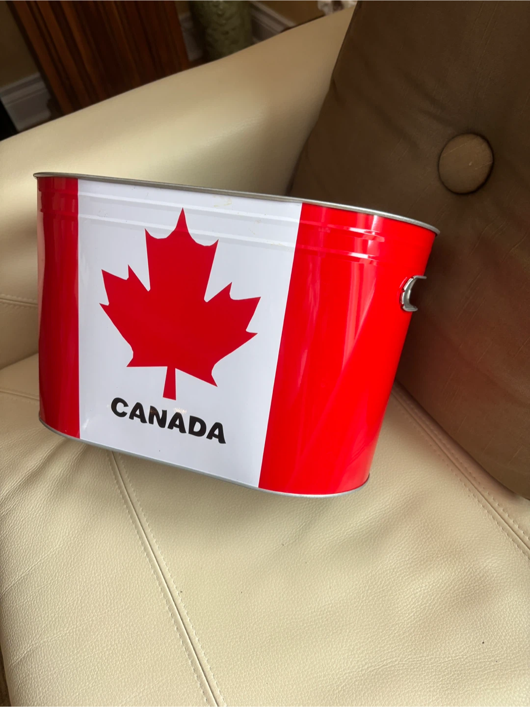 Canada Flag Oval metal Tub - photo 2