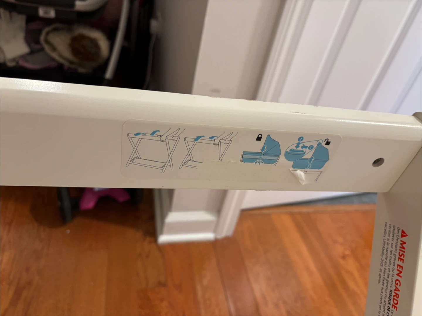 UPPAbaby Bassinet Stand - White - photo 4