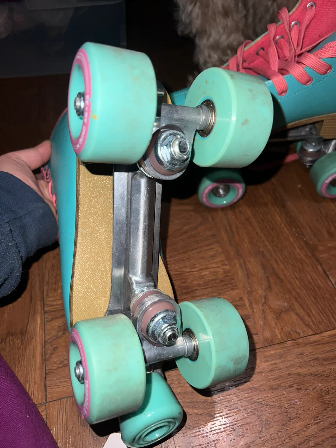 Impala Rollerskates - Aqua/Pink - US Size 8 🥕 - photo 4