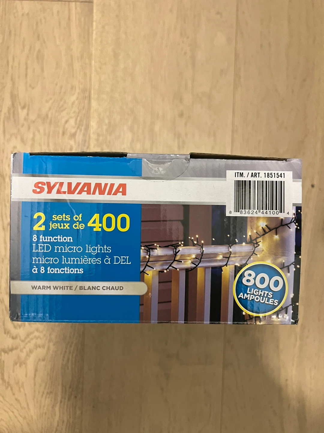 Sylvania 2 Sets of 400 LED Micro Lights - NEW