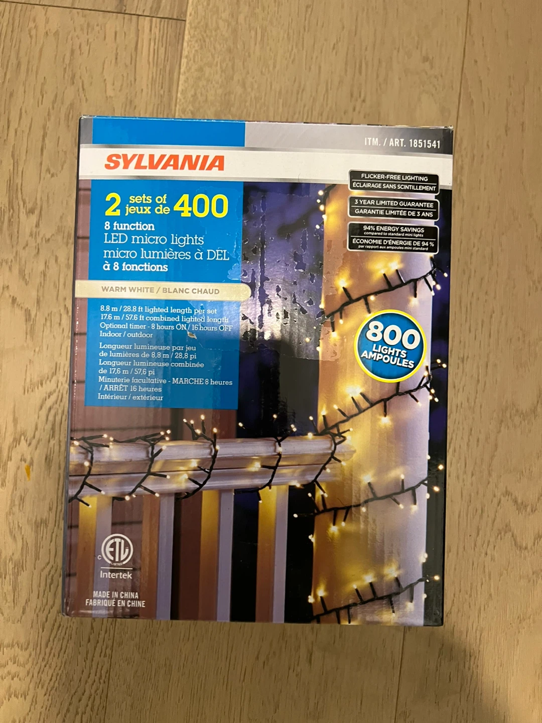 Sylvania 2 Sets of 400 LED Micro Lights - NEW - photo 3