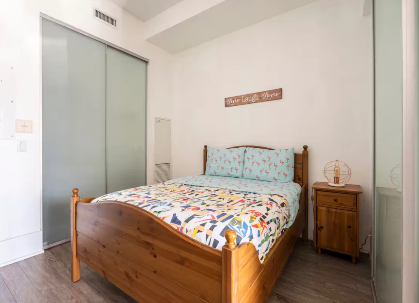 Double bed frame + mattress + mattress covers