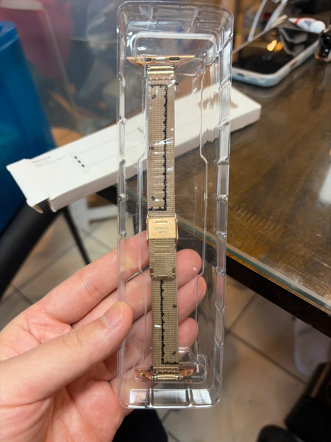 Apple Watch Band - Milanese Loop - Gold - photo 2