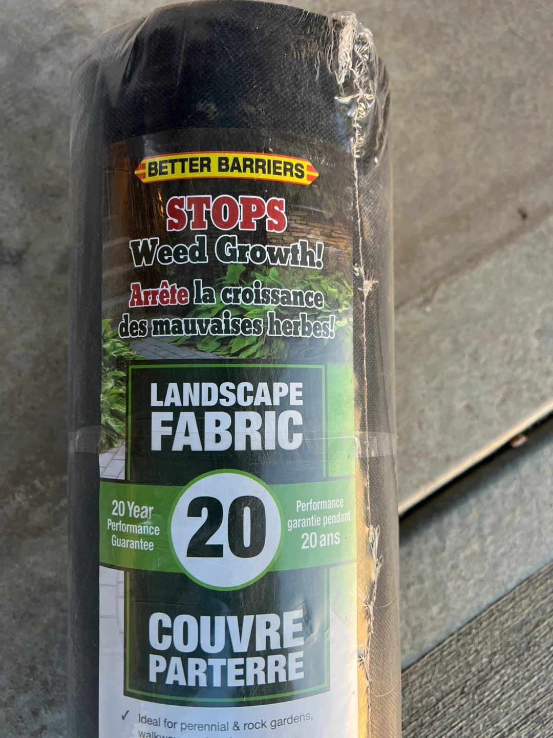 Better Barriers Weed Control Landscape Fabric - 45 in x 240 ft - photo 3