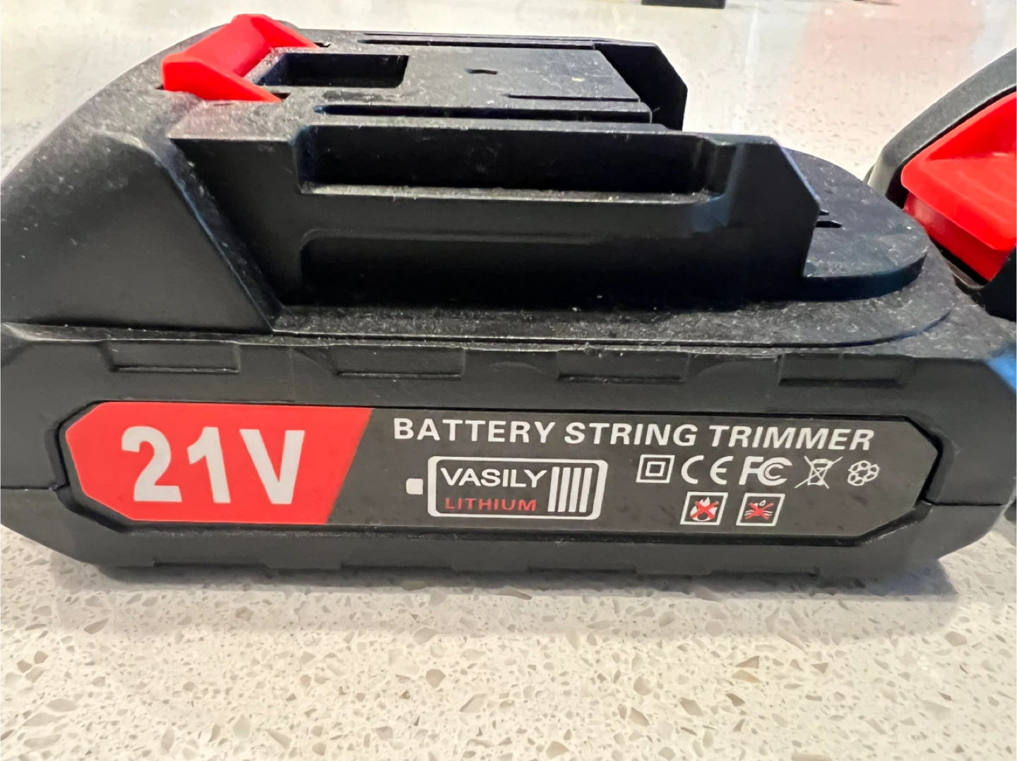 Vasilly 21V Battery String Trimmer Battery - photo 4