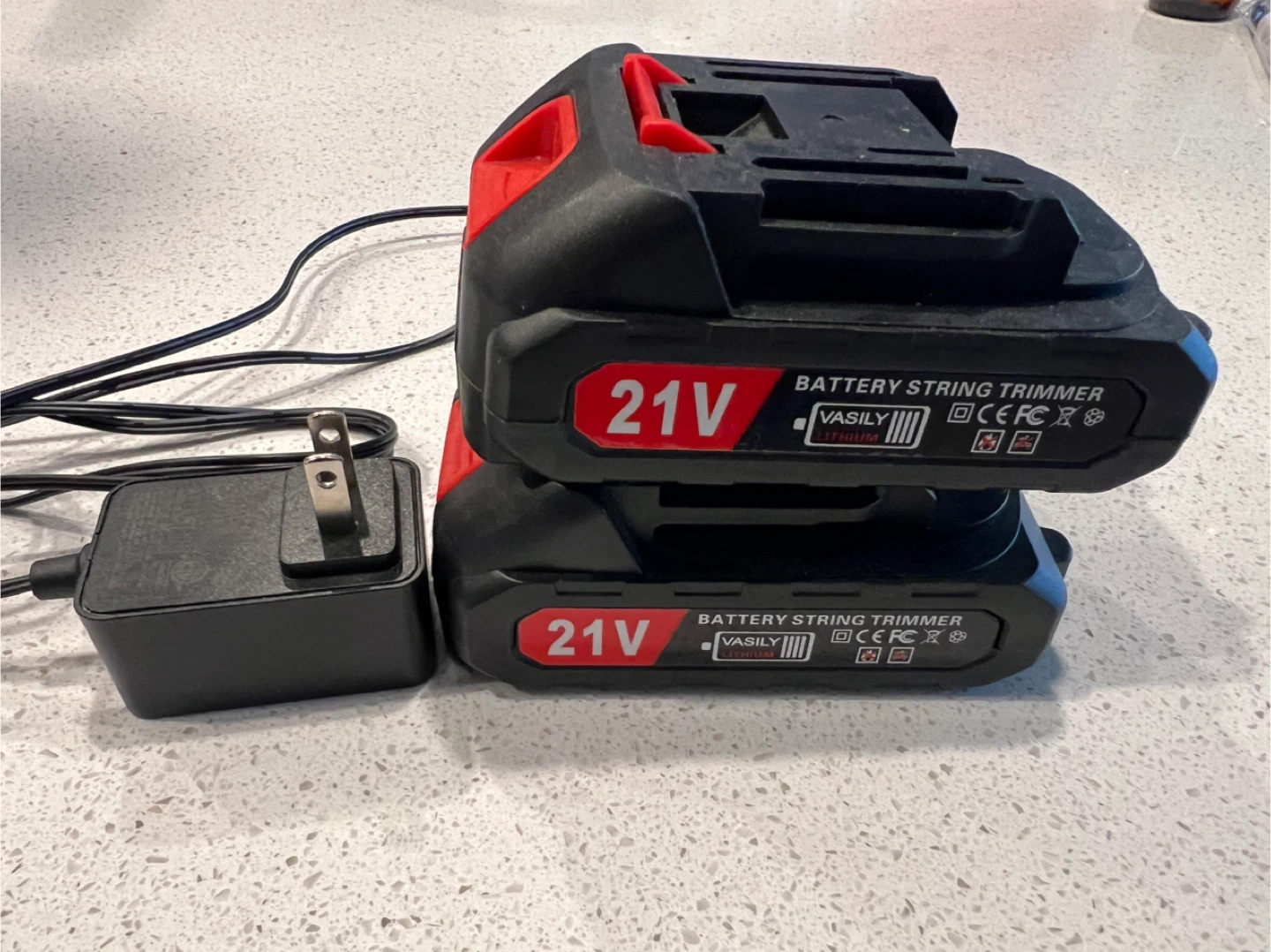 Vasilly 21V Battery String Trimmer Battery - photo 2