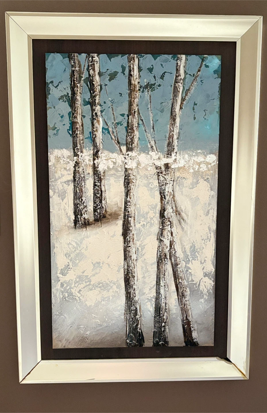 Framed Wall Art – Winter Trees - photo 3
