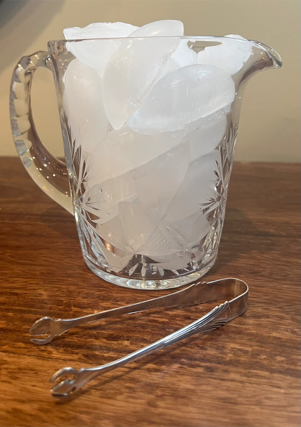 Vintage Edinburgh Crystal Pitcher/Ice Bucket/Jug