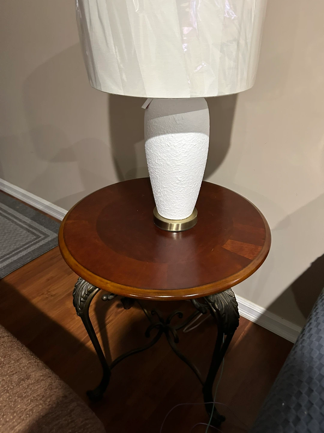 Oval Wood Coffee Table and end wood tables - photo 5