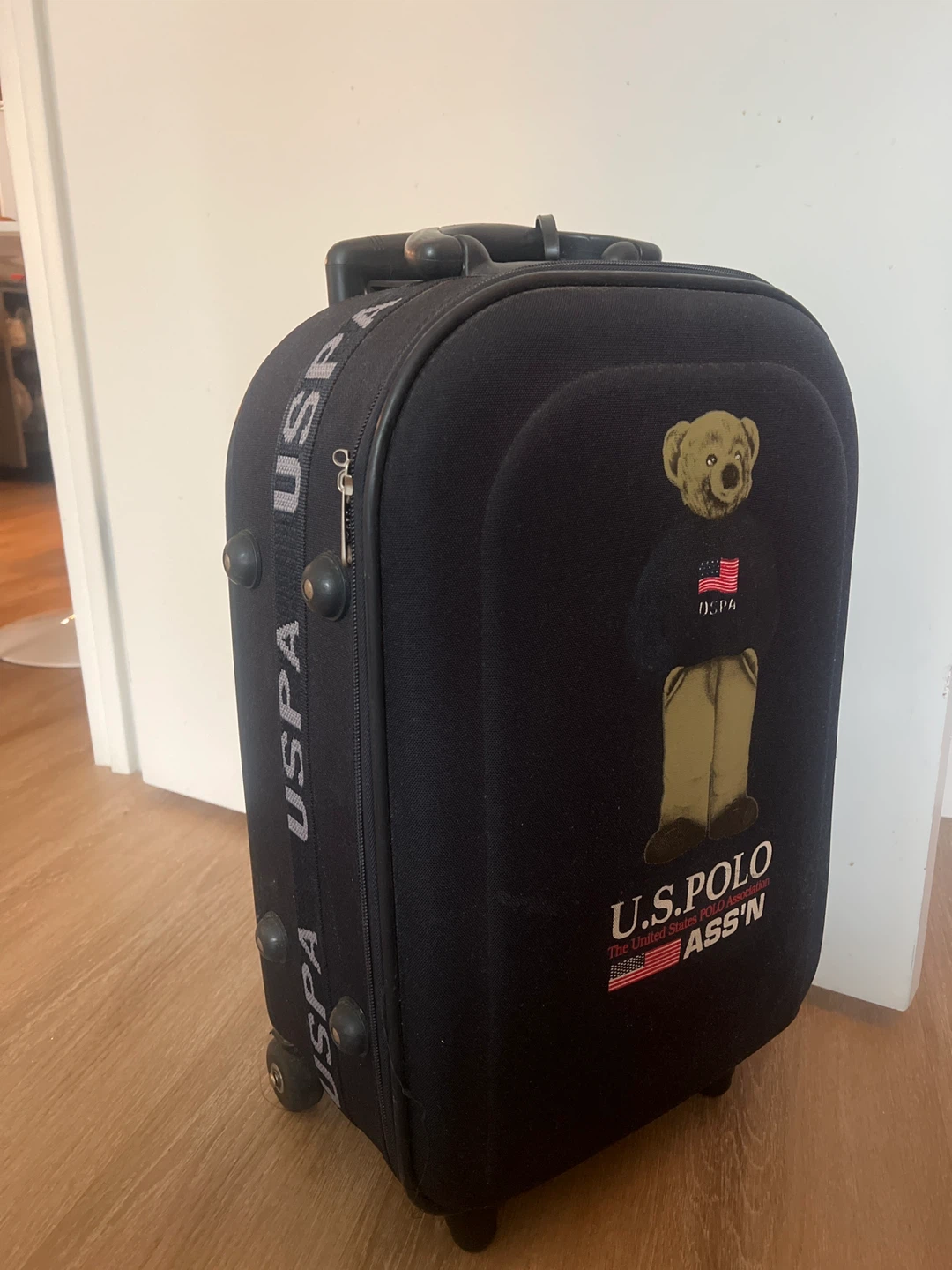 Ralph Lauren U.S. POLO Black Carry-On Luggage