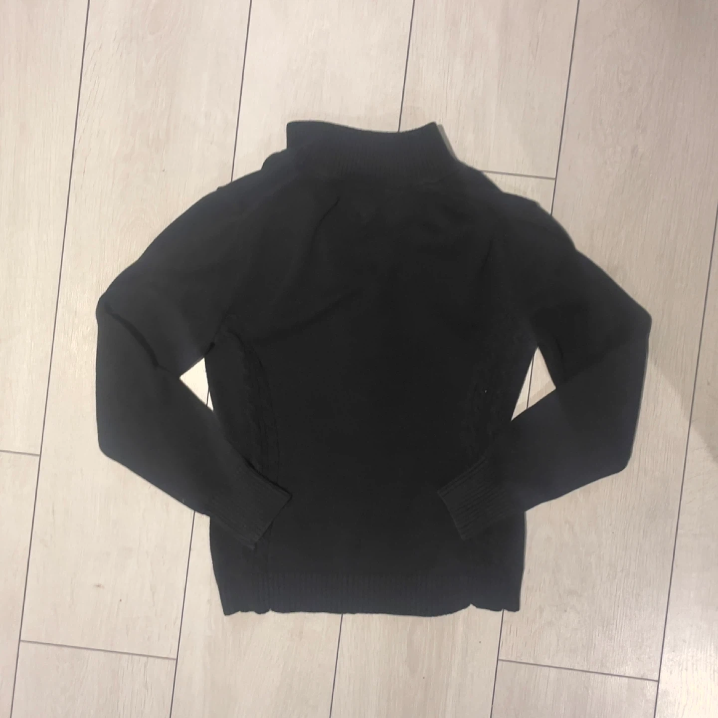 Tommy Hilfiger Black Zip-Up Sweater - Size M - photo 5
