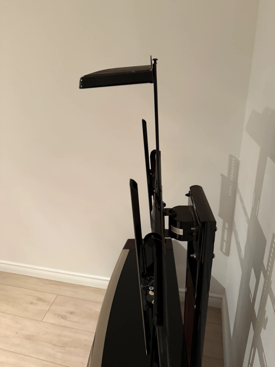 Black TV Stand with Mount - photo 4