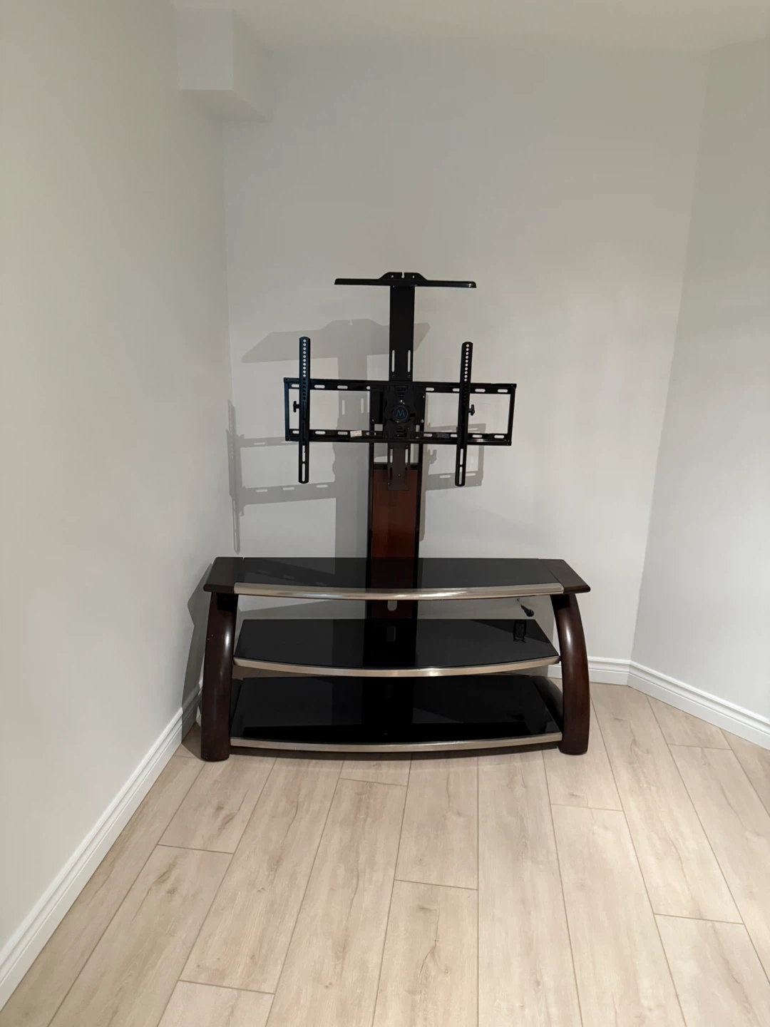 Black TV Stand with Mount