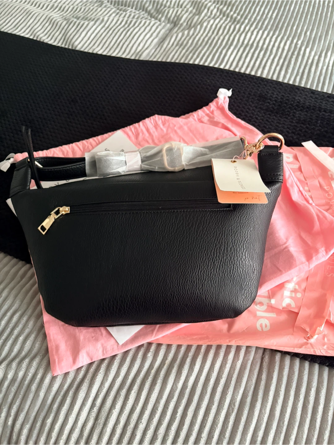 Poppy & Peonies Large Sidekick Black - photo 4