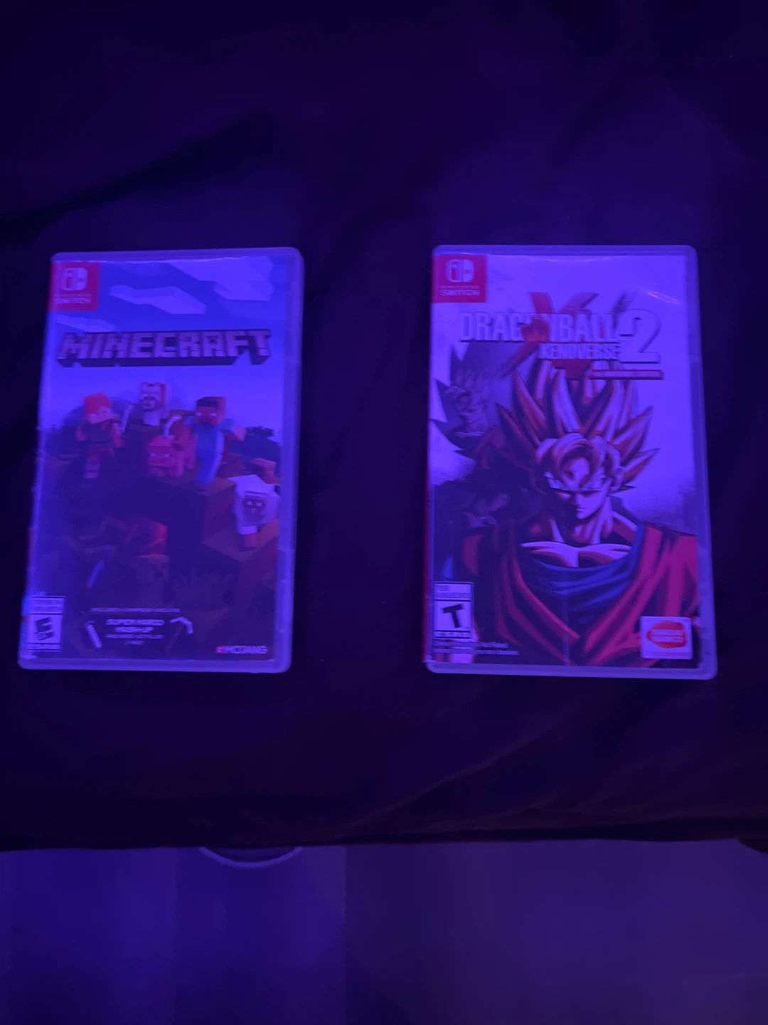 Nintendo Switch Games: Minecraft & Dragon Ball Xenoverse 2