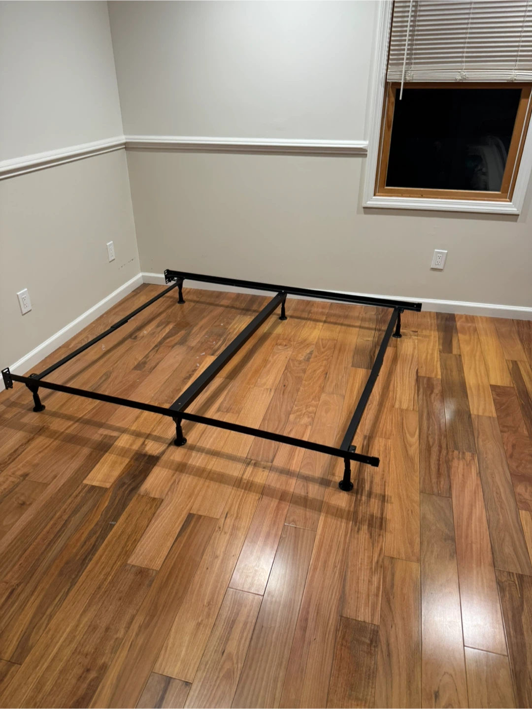 Universal Black Metal Bed Frame - photo 2