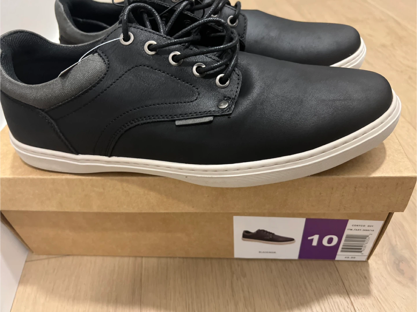 Steve Madden Black Leather Men's Shoes - Sizes 10 - photo 2
