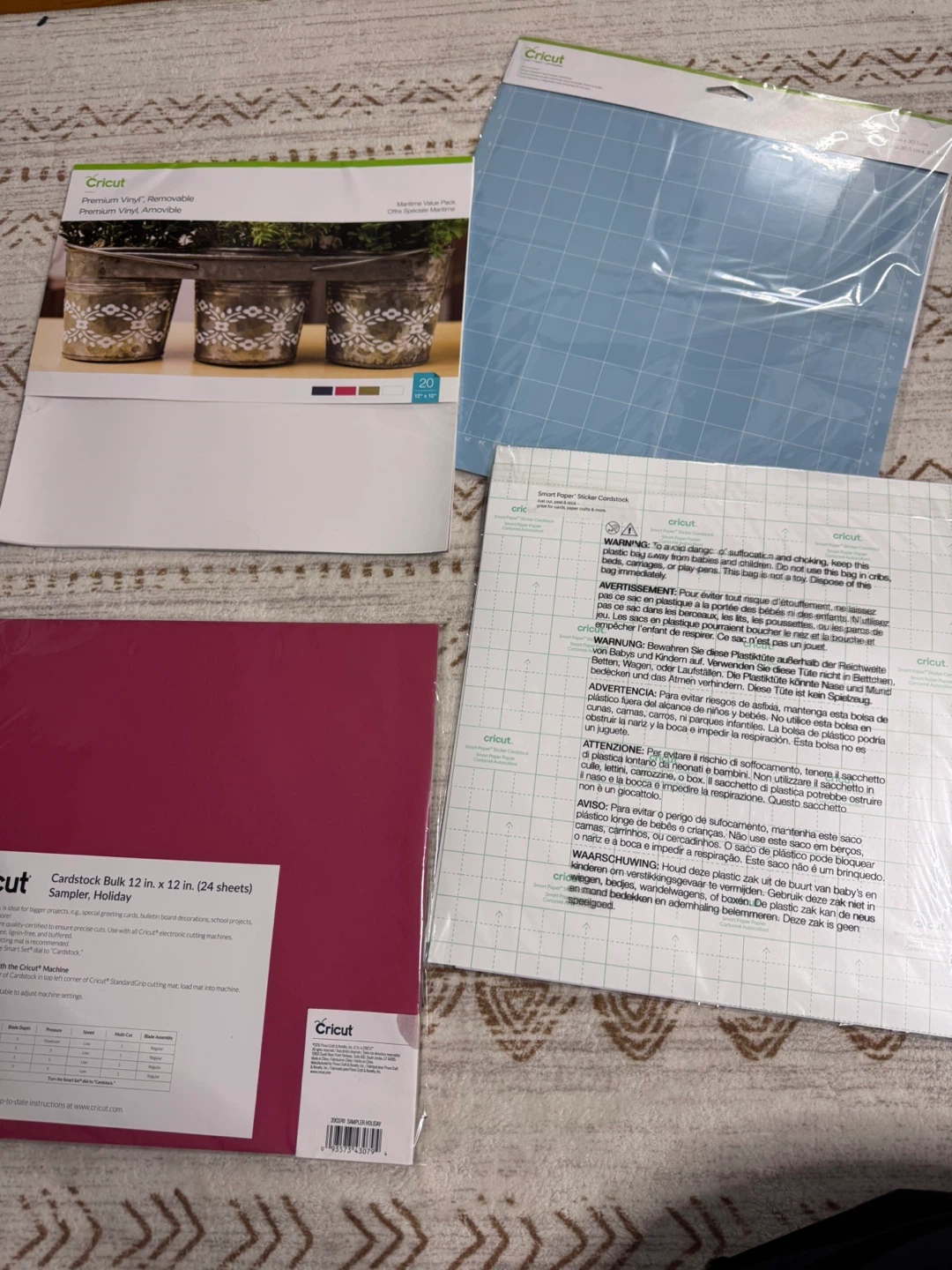 Cricut Vinyl, Sticker Paper, Cutting Mat Bundle - photo 4