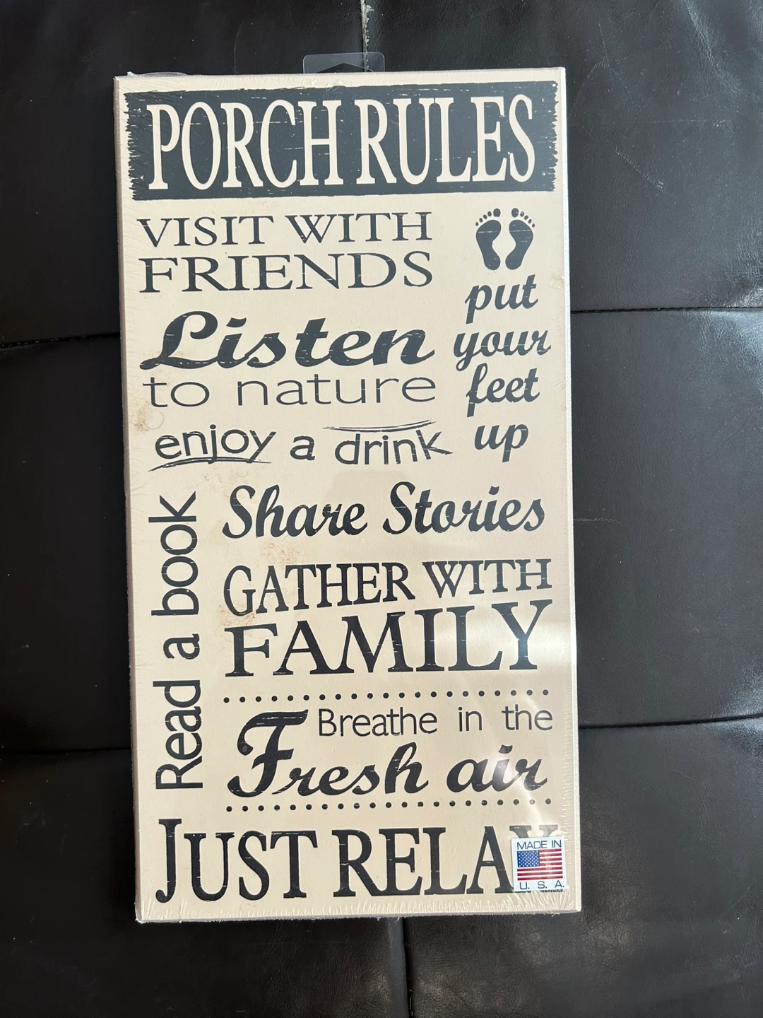 Wall decoration sign