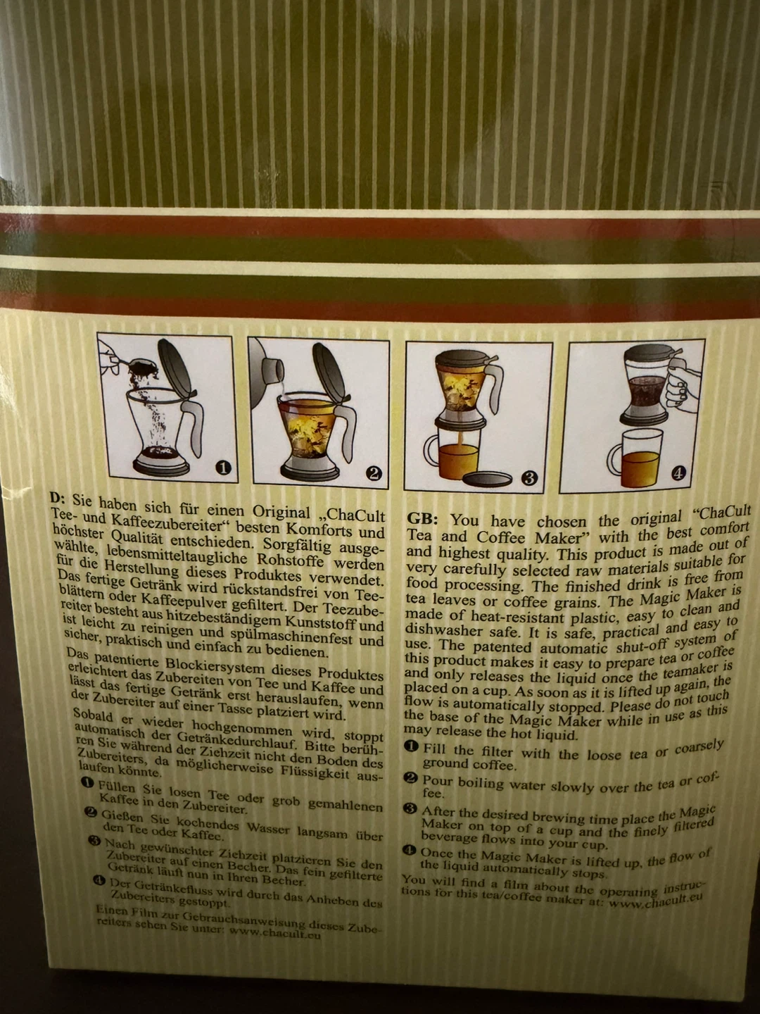 Cha Cult Magic II Tea and Coffee Maker 🥕 - photo 3