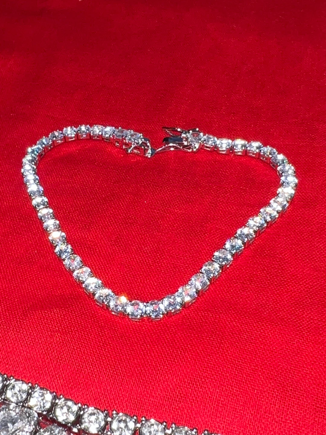 Tennis Necklece & bracelet set