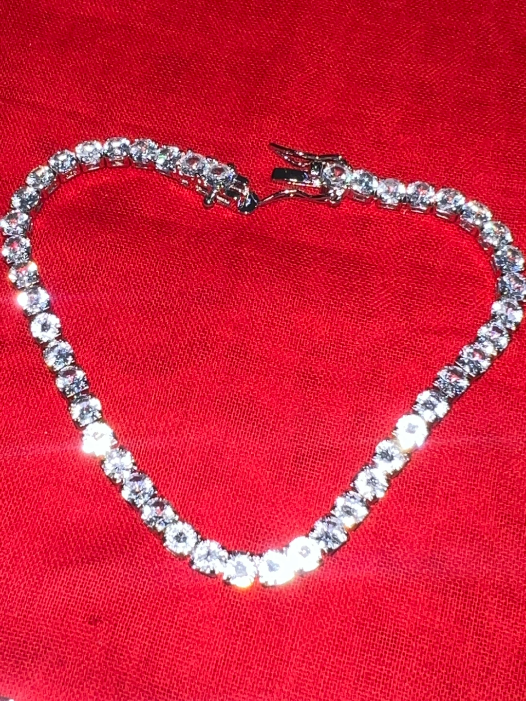Tennis Necklece & bracelet set - photo 4