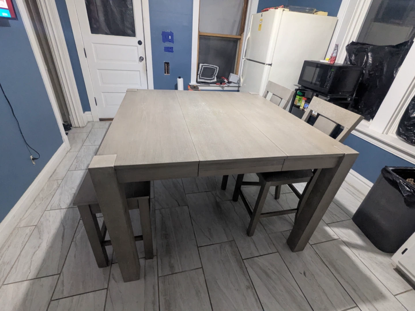 Dining Table with Chairs and Bench - photo 4