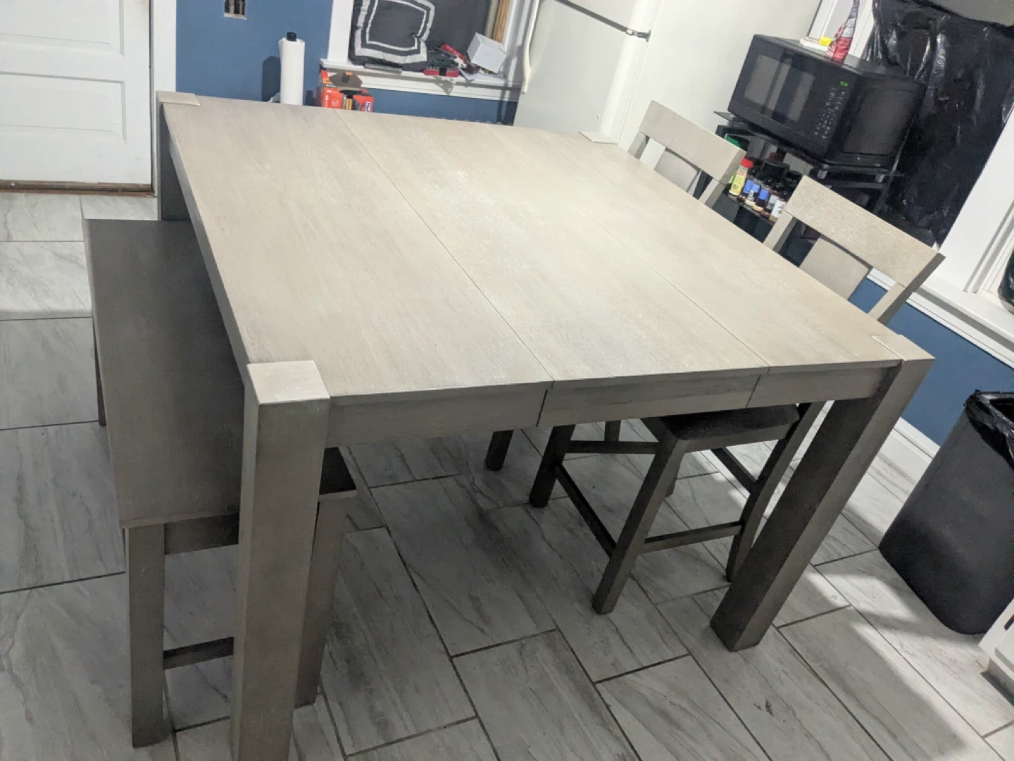 Dining Table with Chairs and Bench - photo 5