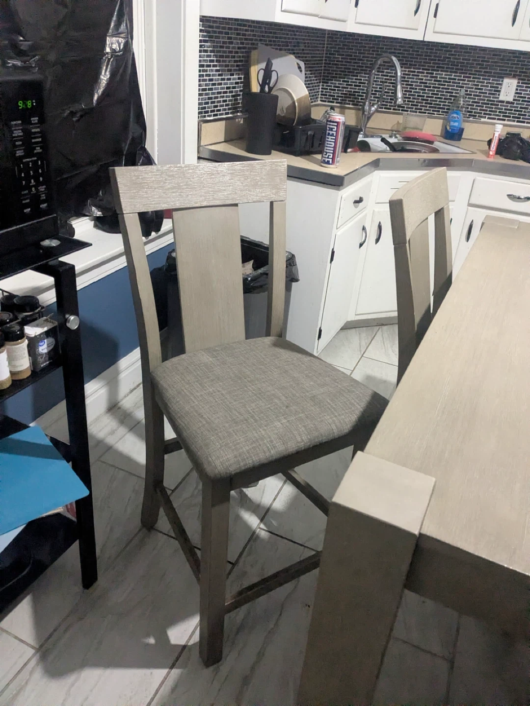 Dining Table with Chairs and Bench - photo 2