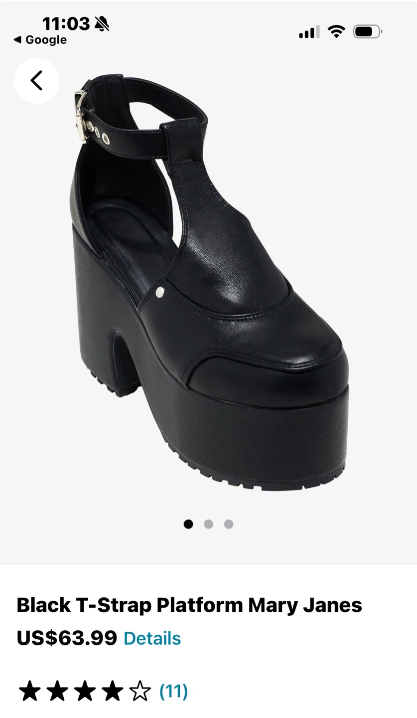 Black Platform Heels