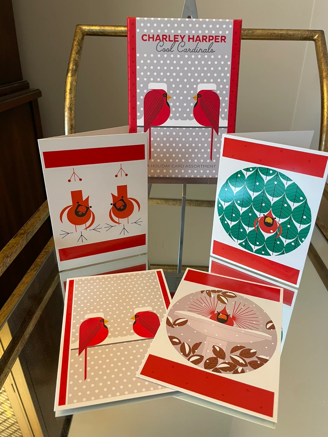 Charley Harper  Cardinals Holiday Card Assortment NEW - photo 3