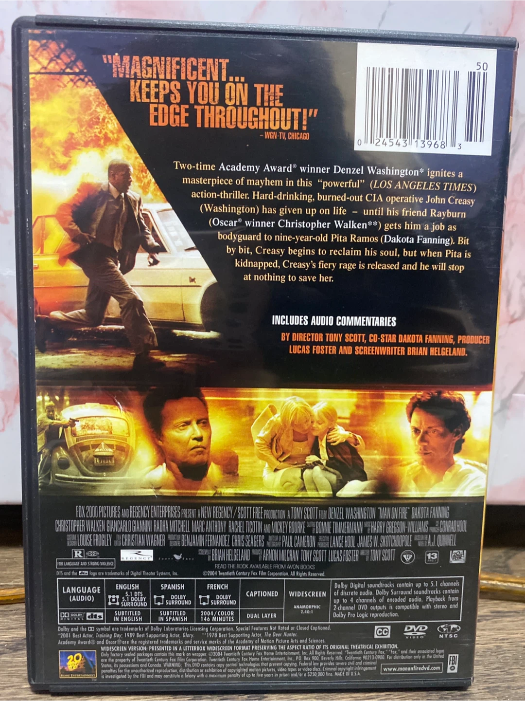 Man on Fire DVD - Denzel Washington - photo 2