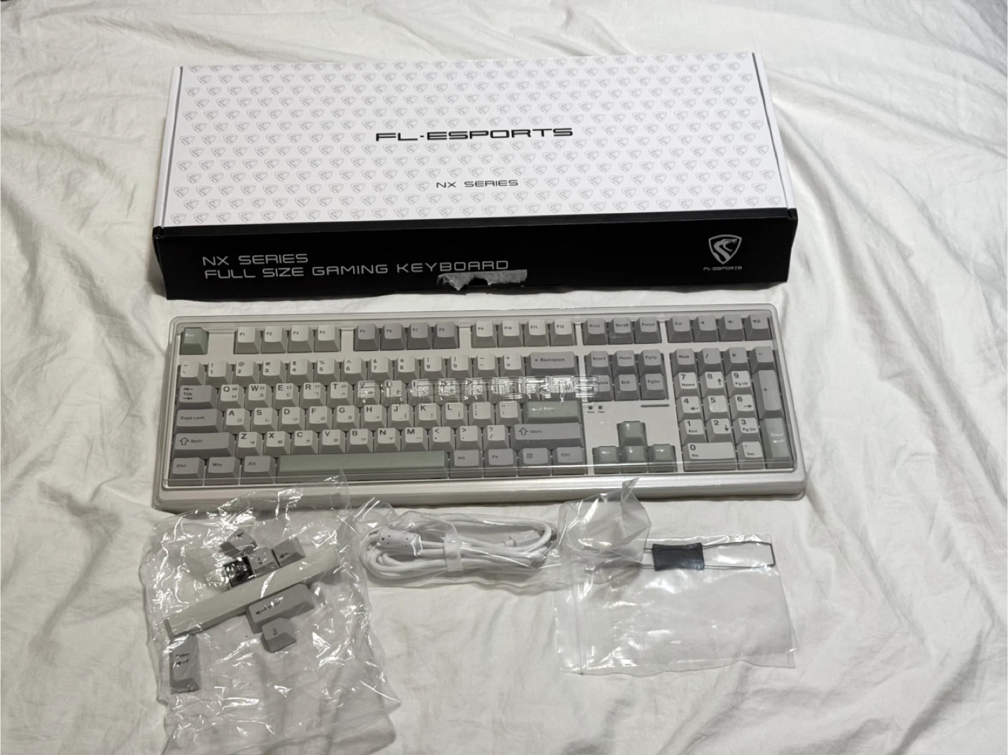 FL-Esports NX108 Full Size Keyboard (KTT Silent Phantom switch)