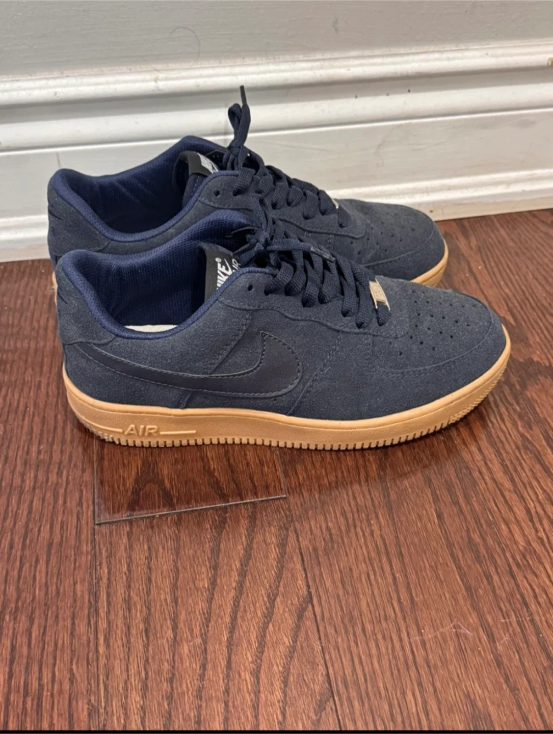 Nike Air Force 1 Navy Blue Sneakers - Size 40