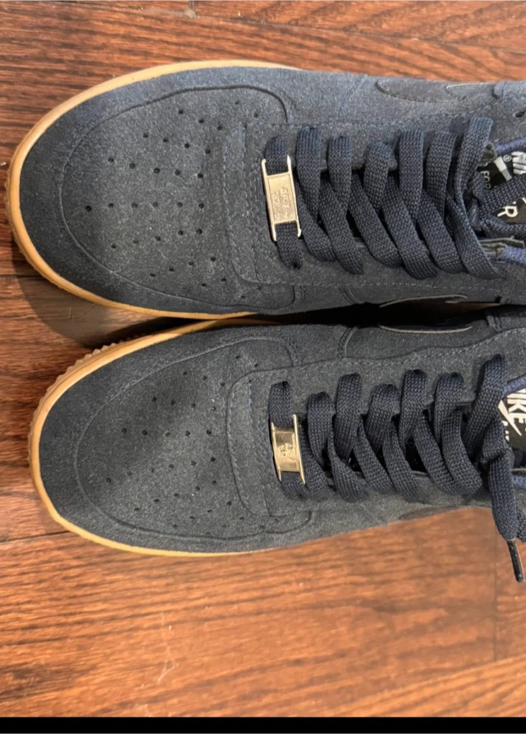 Nike Air Force 1 Navy Blue Sneakers - Size 40 - photo 3