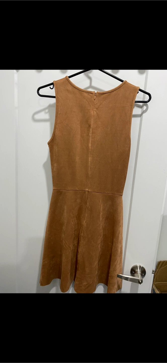 Brand new Forever 21 Brown Suede Dress - photo 2