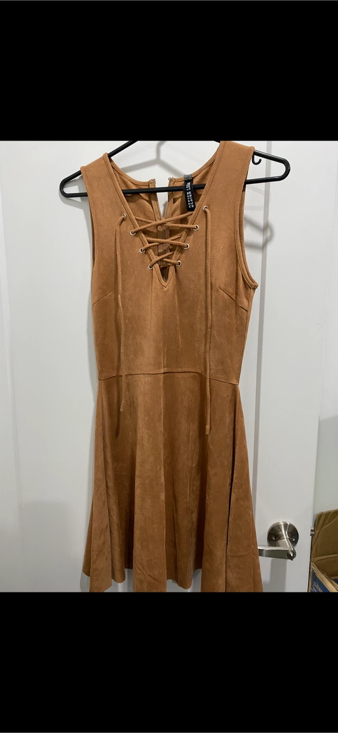 Brand new Forever 21 Brown Suede Dress