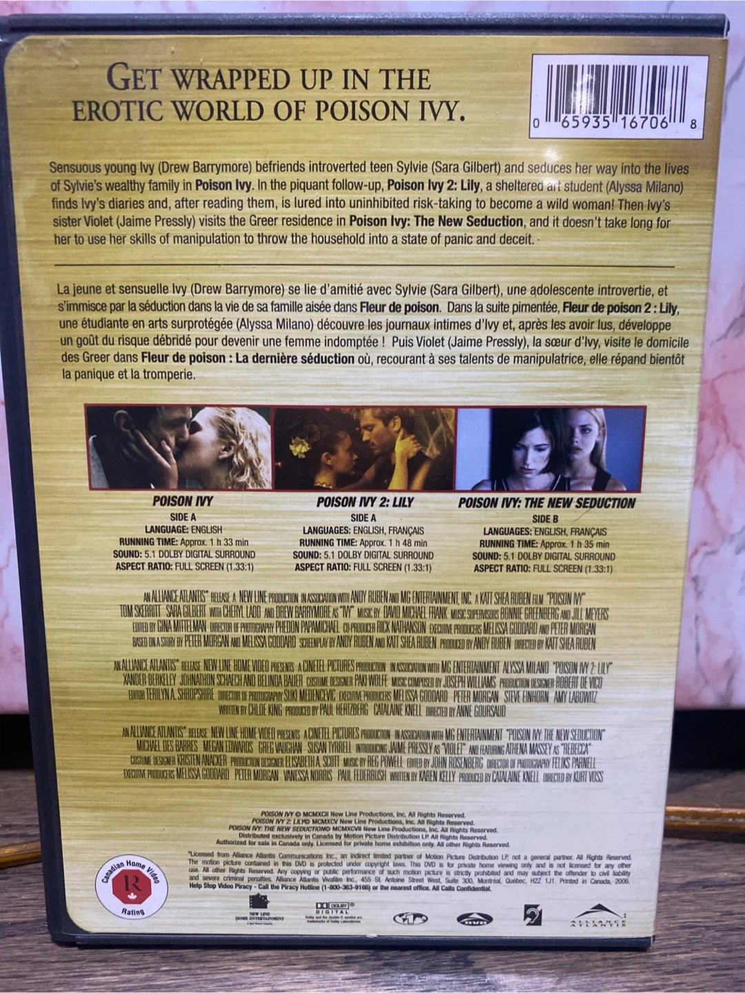 Poison Ivy Triple Feature DVD - photo 2