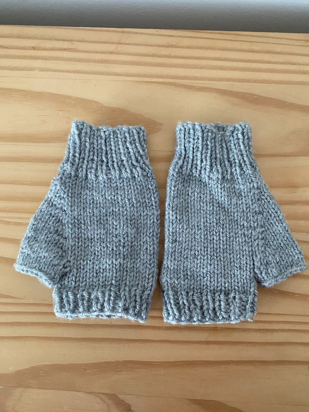 Handmade Knit Fingerless Owl Mittens - photo 3