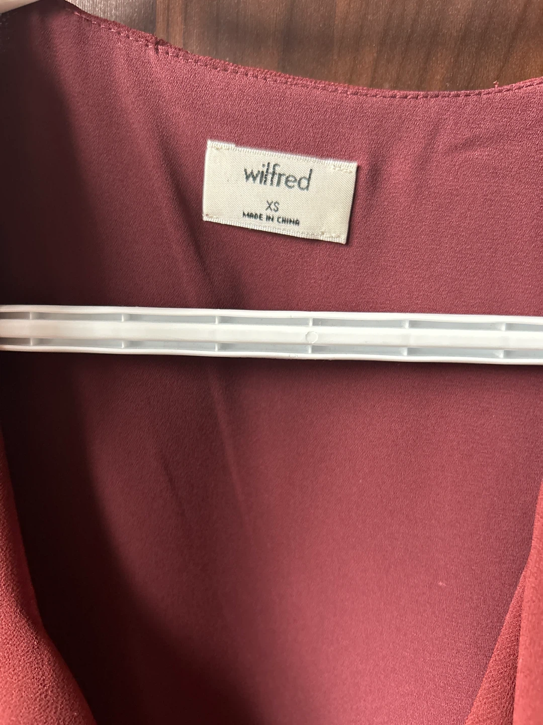 Wilfred Ruffle Wrap Dress - Size XS - photo 3