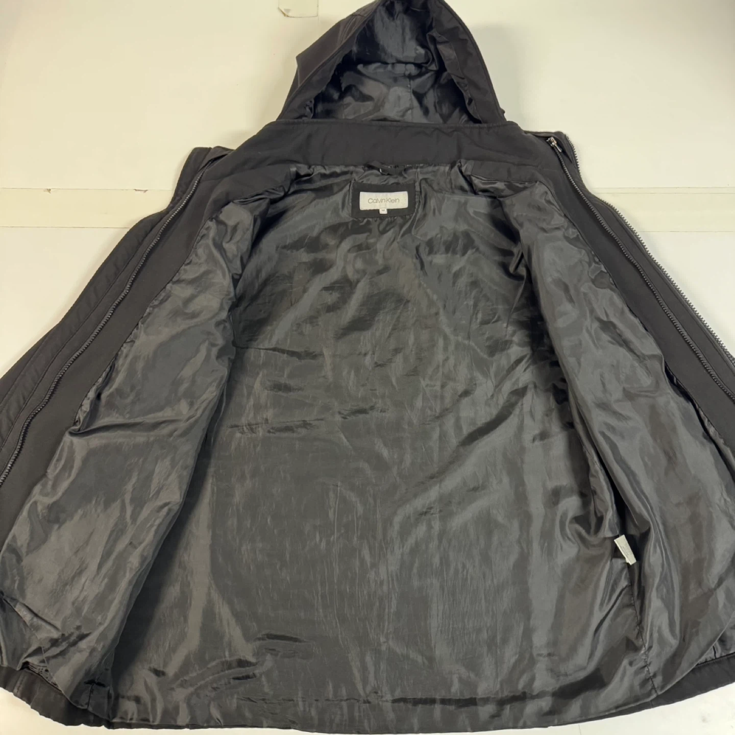 Calvin Klein Softshell Hooded Jacket Men’s Medium – Black – Used - photo 5