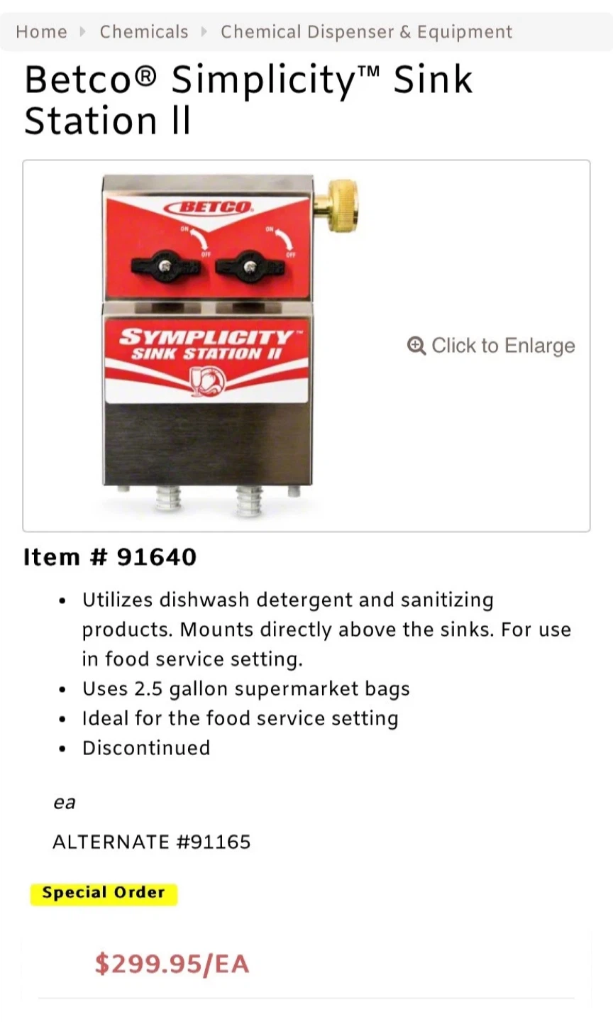 Betco® Simplicity™ Sink Station ll SIMPLICITY POT/PAN CLEANING - photo 2