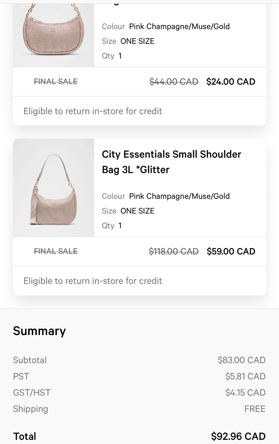 Lululemon City Essentials Pink Glitter Set – Viral Style - photo 3