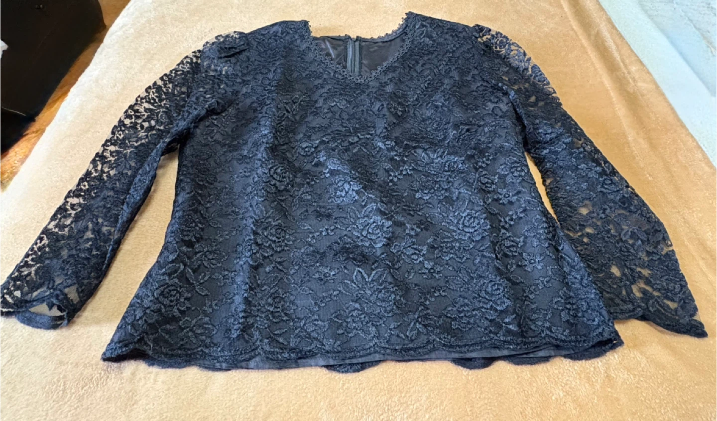 Black Lace Blouse