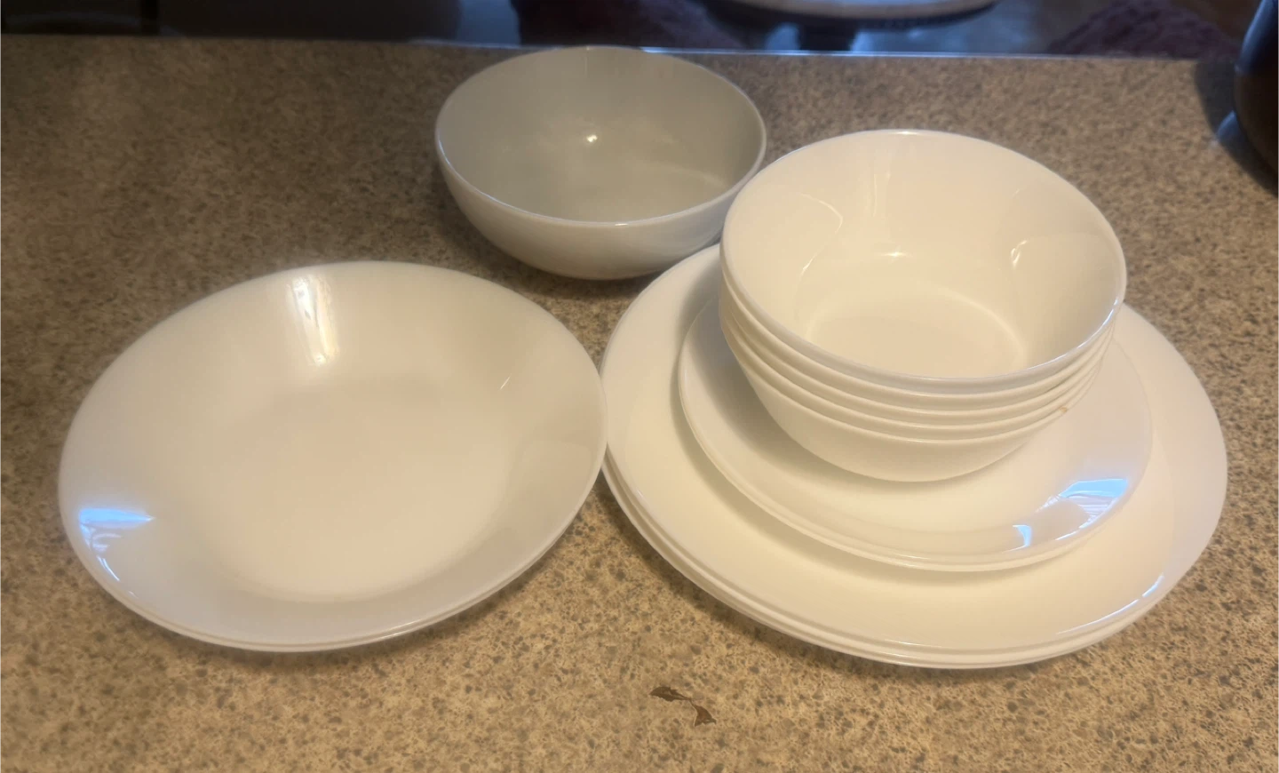 Corelle White Dinnerware Set