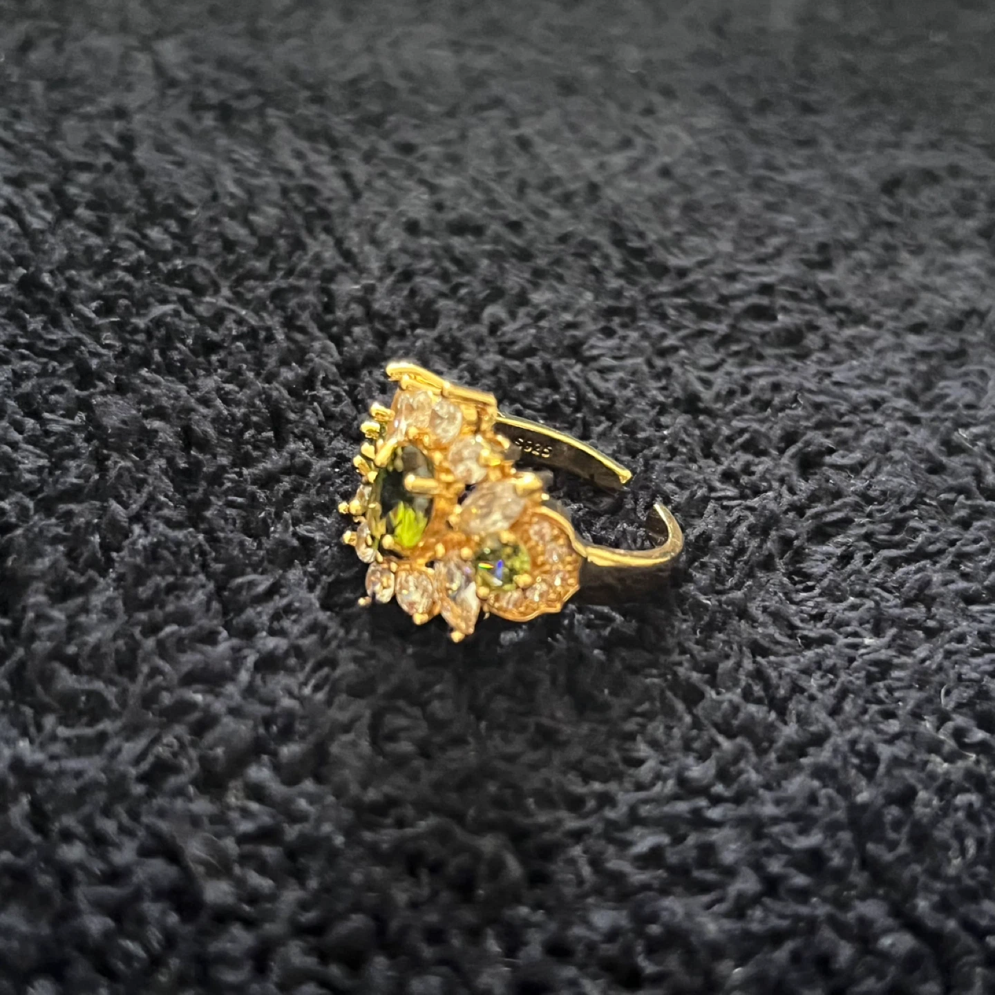 Clearance! Golden Tone Adjustable Ring