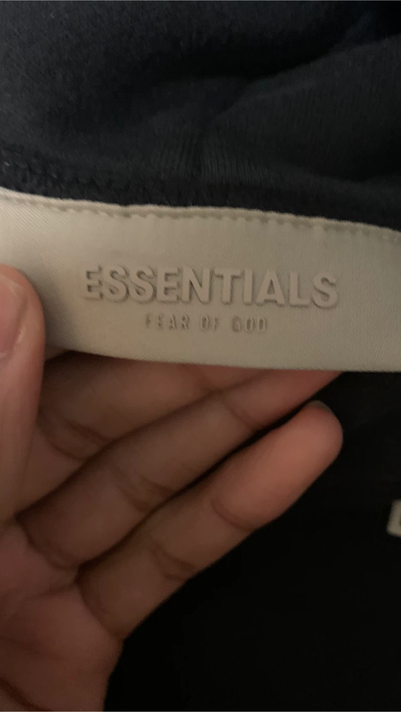 Essentials Fear of God Black Hoodie - photo 3